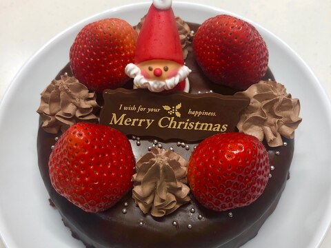 ザッハトルテ風・クリスマスケーキ